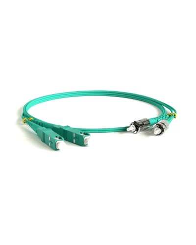 FC-D2-503-SC/PR-ST/PR-H-5M-LSZH-AQ. Патч-корд волоконно-оптический многомодовый. Hyperline в Йошкар-Оле