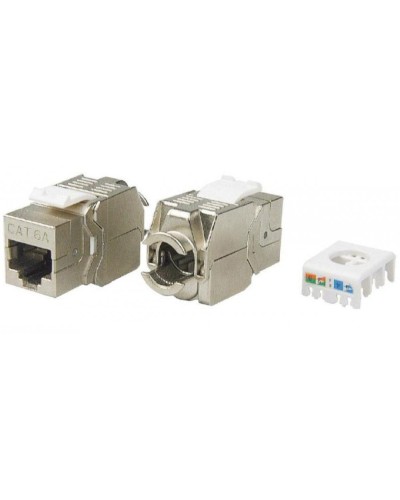 KJ8-8P8C-C6A-180-TLS-SH-F-WH. Вставка Keystone Jack RJ-45. Hyperline в Йошкар-Оле