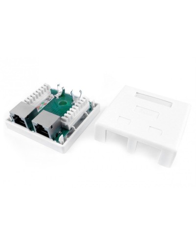 SB1-2-8P8C-C6-SH-WH. Розетка RJ-45. Hyperline в Йошкар-Оле