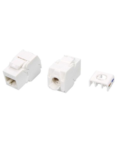 KJ8-8P8C-C6-180-TLS-WH. Вставка Keystone Jack RJ-45. Hyperline в Йошкар-Оле