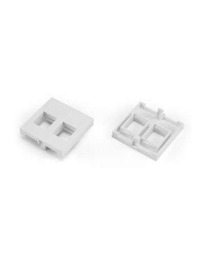SIP2-2N-M45-45. Вставка 45x45 (аналог Mosaic) для 2х модулей формата Keystone Jack. Hyperline в Йошкар-Оле