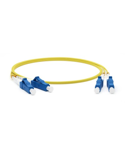 FC-D2-9-LC/UR-LC/UR-H-15M-LSZH-YL. Патч-корд волоконно-оптический одномодовый. Hyperline в Йошкар-Оле