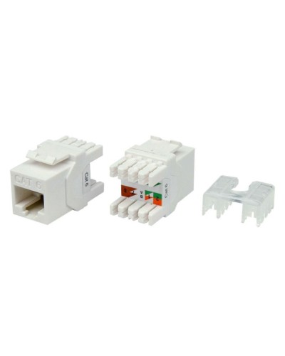 KJ8-8P8C-C6-180-WH. Вставка Keystone Jack RJ-45. Hyperline в Йошкар-Оле