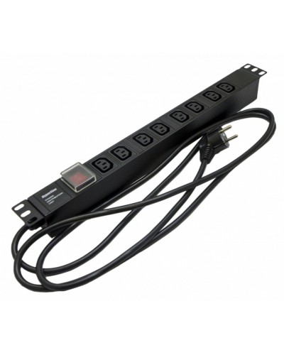 SHE19-8IEC-S-2.5EU. Блок розеток 19. Hyperline в Йошкар-Оле