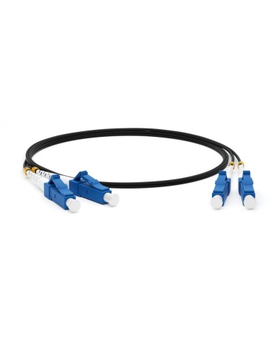 FC-D2-9-LC/UR-LC/UR-H-3M-LSZH-BK. Патч-корд волоконно-оптический одномодовый. Hyperline в Йошкар-Оле