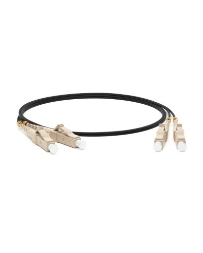 FC-D2-50-LC/PR-LC/PR-H-1M-LSZH-BK. Патч-корд волоконно-оптический многомодовый. Hyperline в Йошкар-Оле