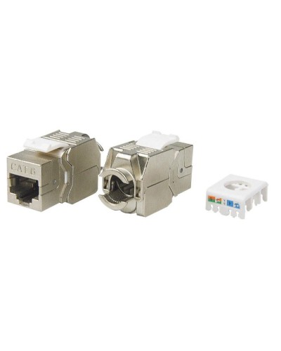 KJ8-8P8C-C6-180-TLS-SH-F-WH. Вставка Keystone Jack RJ-45. Hyperline в Йошкар-Оле