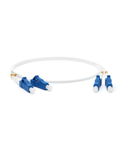 FC-D2-9A1-LC/UR-LC/UR-H-2M-LSZH-WH. Патч-корд волоконно-оптический одномодовый. Hyperline в Йошкар-Оле