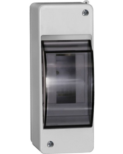 Корпус пластиковый КМПн 2/2 IP30 белый KREPTA 3 (MKP42-N-02-30-20). Щиток модульный с прозрачной дверцей, настенный. IEK в Йошкар-Оле
