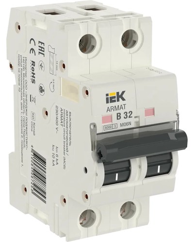 M06N 2P B 32А 6кА ARMAT (AR-M06N-2-B032). Автоматический выключатель. IEK в Йошкар-Оле