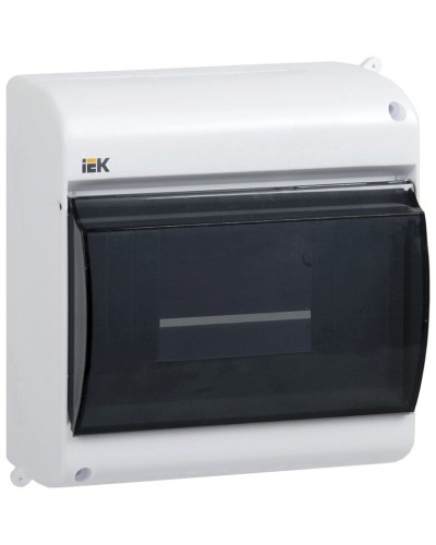 Корпус пластиковый КМПн 2/6 IP30 белый KREPTA 3 (MKP42-N-06-30-09). Щиток модульный с прозрачной дверцей, настенный. IEK в Йошкар-Оле