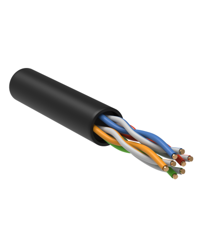 GENERICA U/UTP кат.5E 24AWG 4 пары LDPE черный (BC3-C5E04-139-305-R-G). Кабель «витая пара» (LAN) для структурированных систем связи. IEK в Йошкар-Оле