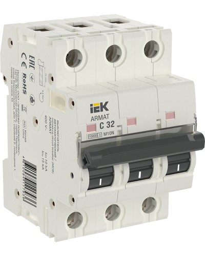 M10N 3P C 32А 10кА ARMAT (AR-M10N-3-C032). Автоматический выключатель. IEK в Йошкар-Оле