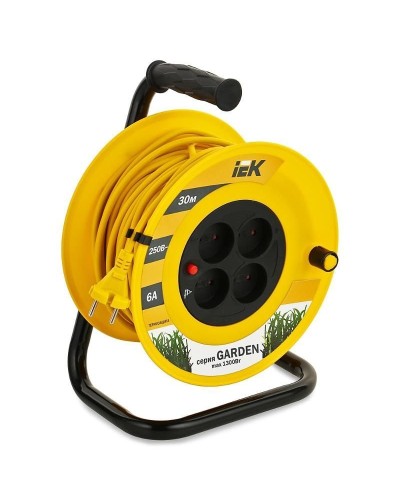 УК30 4 места, 30м (WKP23-06-04-30). Удлинитель на катушке Garden. IEK в Йошкар-Оле