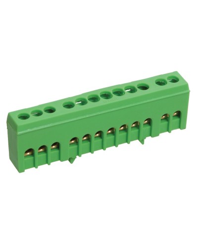 Шина PE земля ШНИ-6х9-10-К-З (YNN10-69-10KD-K06). Шина в корпусном изоляторе на DIN-рейку. IEK в Йошкар-Оле