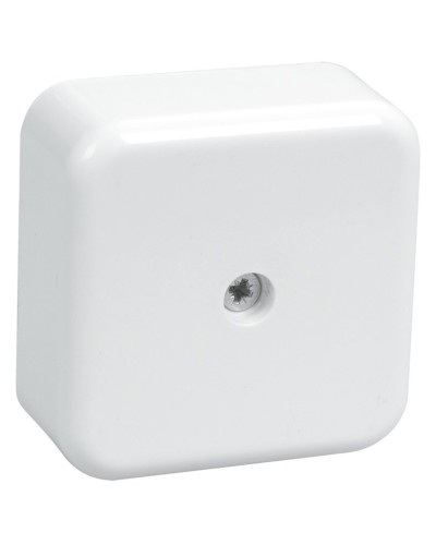 Коробка распаячная КМ41206-01 50х50х20 открытой проводки (4 клеммы 3 мм²) белая (UKO10-050-050-020-K01). Коробка распаячная безгалогенная (HF). IEK в Йошкар-Оле