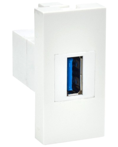Розетка USB A 3.0 PRIMER РКЮ-10-00-П белый IEK (PR-KK40D-RU-0-1-A3-K01). Розетка USB. IEK в Йошкар-Оле