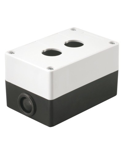 Корпус КП102 для кнопок 2 места белый (BKP10-2-K01). Корпус для кнопочных постов. IEK в Йошкар-Оле