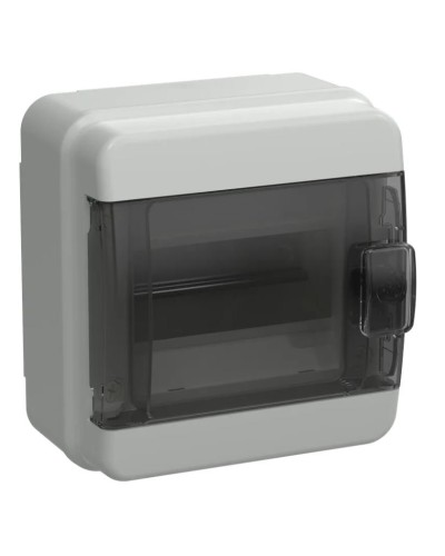 Корпус пластиковый КМПн-6 IP65 TEKFOR (TF5-KP72-N-06-65-K03-K02). Корпус модульный пластиковый черная прозрачная дверь. IEK в Йошкар-Оле