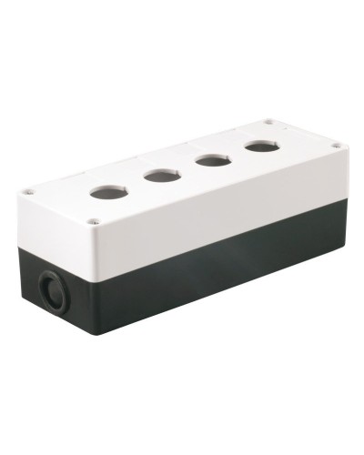 Корпус КП104 для кнопок 4 места белый (BKP10-4-K01). Корпус для кнопочных постов. IEK в Йошкар-Оле