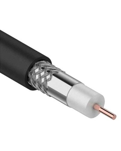 GENERICA RG11 CCS 75Ом FPE PVC черный (CC1-R1F1-119-300-G). Кабель коаксиальный омедненный. IEK в Йошкар-Оле