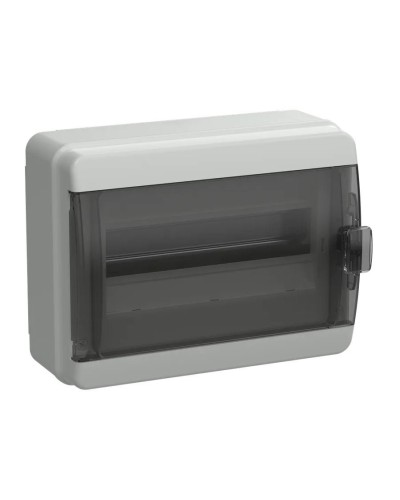 Корпус пластиковый КМПн-12 IP65 TEKFOR (TF5-KP72-N-12-65-K03-K02). Корпус модульный пластиковый черная прозрачная дверь. IEK в Йошкар-Оле