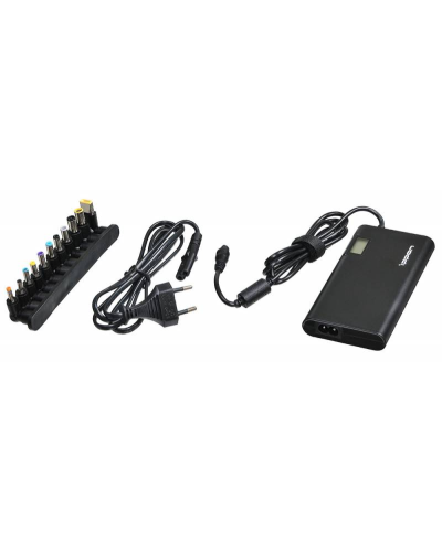 Блок питания Ippon SD90U автоматический 90W 15V-19.5V 11-connectors 4.5A 1xUSB 2.1A, LCD индикатор (705053). Блок питания. Ippon в Йошкар-Оле
