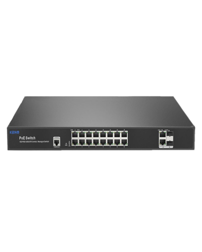 KN-SW1602SFP/M2. Коммутатор с питанием по PoE. KENO в Йошкар-Оле