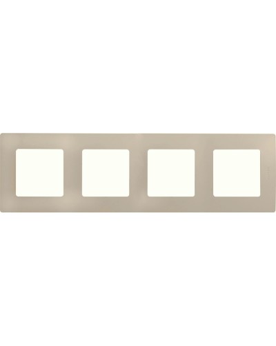 Рамка 4 поста ETIKA, слоновая кость (672514). Рамка. LegranD в Йошкар-Оле