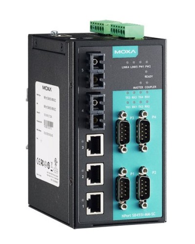 NPort S8455I-SS-SC. 4-портовый преобразователь. MOXA в Йошкар-Оле