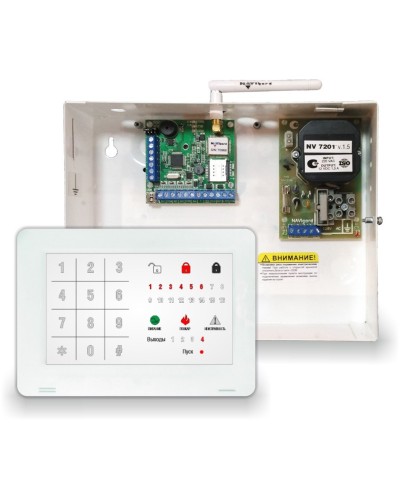 NV 1010c/8524. Устройство оконечное объектовое приемно-контрольное c GSM коммуникатором. NAVIgard в Йошкар-Оле