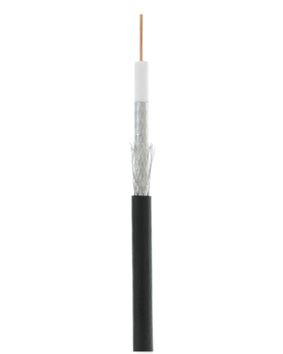 RG-6 CCS, Out, PE (UEC-C2-32123B-BK-3). Кабель коаксиальный омедненный. NETLAN в Йошкар-Оле