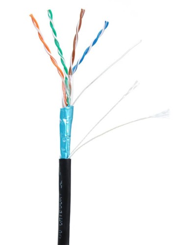 F/UTP 4pair, Cat5e, Out, PE (EC-UF004-5E-PE-BK-1). Кабель «витая пара» (LAN) для структурированных систем связи. NETLAN в Йошкар-Оле