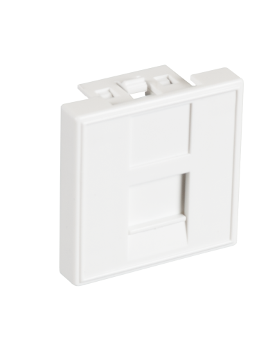 EC-IMF-1-WT-10 (10шт). Вставка 45x45 (Mosaic) для 1 модуля Keystone Jack. NETLAN в Йошкар-Оле