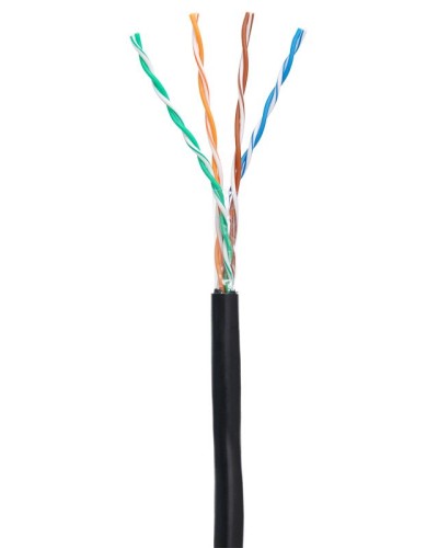 U/UTP 4pair, Cat5e, Out, PE (EC-UU004-5E-PE-BK-1). Кабель «витая пара» (LAN) для структурированных систем связи. NETLAN в Йошкар-Оле