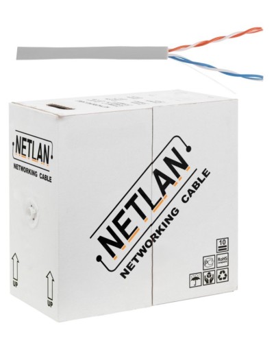 U/UTP 2pair, Cat5, In, PVC, CCA (CCA-UU002-5-PVC-GY) . Кабель «витая пара» (LAN) для структурированных систем связи. NETLAN в Йошкар-Оле