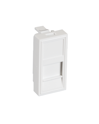 EC-IMH-1-WT-10 (10шт). Вставка 45x45 (Mosaic) для 1 модуля Keystone Jack. NETLAN в Йошкар-Оле