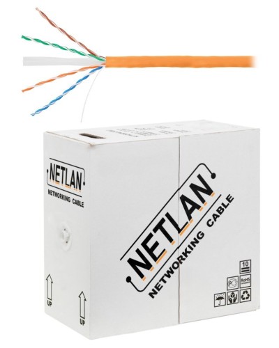 U/UTP 4pair, Cat6, Solid, In, LSZH (EC-UU004-6-LSZH-OR). Кабель «витая пара» (LAN) для структурированных систем связи. NETLAN в Йошкар-Оле