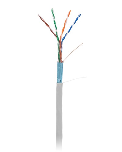 F/UTP 4pair, Cat5e, In, PVC (EC-UF004-5E-PVC-GY). Кабель «витая пара» (LAN) для структурированных систем связи. NETLAN в Йошкар-Оле