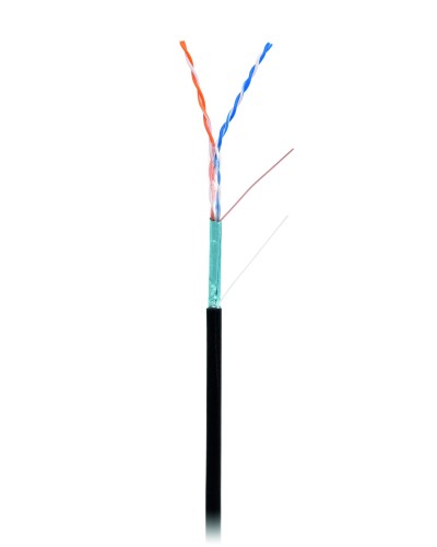 F/UTP 2pair, Cat5, Out, PE (EC-UF002-5-PE-BK). Кабель «витая пара» (LAN) для структурированных систем связи. NETLAN в Йошкар-Оле