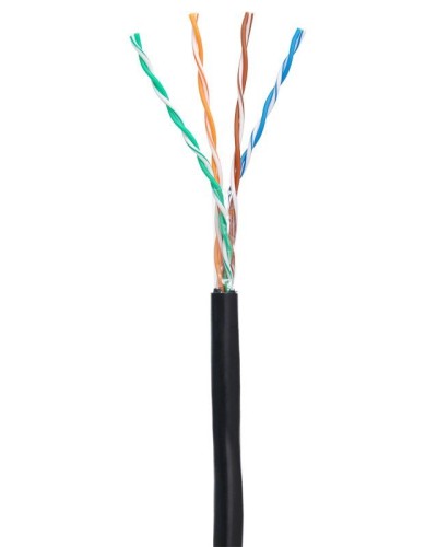 U/UTP 4pair, Cat5е, Out, PE (EC-UU004-5E-PE-BK). Кабель «витая пара» (LAN) для структурированных систем связи. NETLAN в Йошкар-Оле