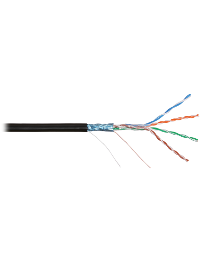 F/UTP 4pair, Cat5e, Solid, Out, PVC (NMC 4200B-BK). Кабель «витая пара» (LAN) для структурированных систем связи. NIKOMAX в Йошкар-Оле