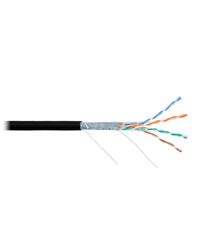 F/UTP 4pair, Cat5e, Solid, In/Out, нг(А)-HF (NMC 9200C-BK). Кабель «витая пара» (LAN) для структурированных систем связи. NIKOMAX в Йошкар-Оле