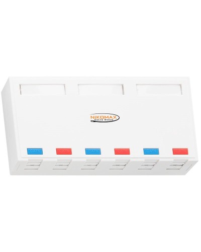 NMC-MB6P-ST-WT. Корпус настенной розетки. NIKOMAX в Йошкар-Оле