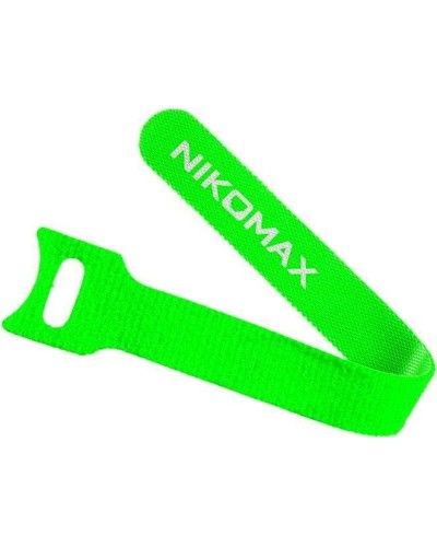 NMC-CTV150-12-SB-GN-10 (10шт). Стяжка-липучка с мягкой пряжкой. NIKOMAX в Йошкар-Оле