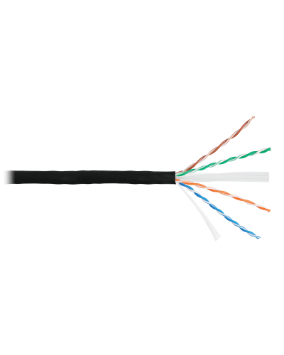 U/UTP 4pair, Cat6, Solid, Out, PVC (NMC 4155B-BK). Кабель «витая пара» (LAN) для структурированных систем связи. NIKOMAX в Йошкар-Оле