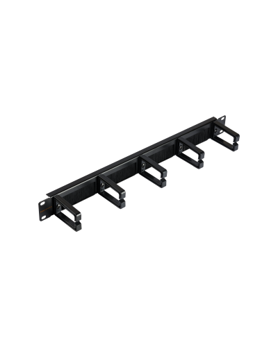 NMC-OP530HB-1U-BK-2 (2 шт). Кабельный органайзер 19 с щёточным вводом. NIKOMAX в Йошкар-Оле