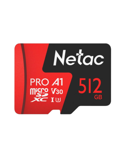 NT02P500PRO-512G-R. Карта памяти microSDXC, 512 ГБ, Class 10. Netac в Йошкар-Оле