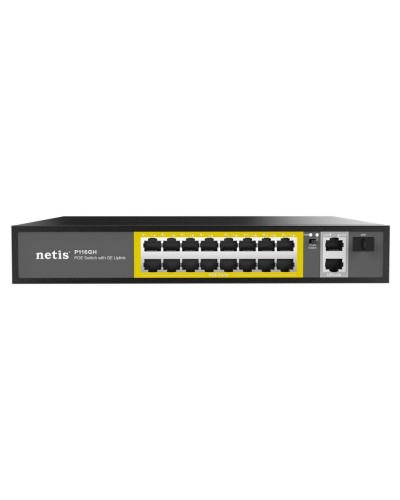 Netis P116GH. Коммутатор сетевой PoE неуправляемый. Netis в Йошкар-Оле