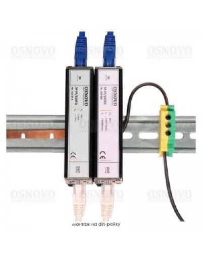 SP-IP/100D. Устройство грозозащиты цепей Ethernet. OSNOVO в Йошкар-Оле